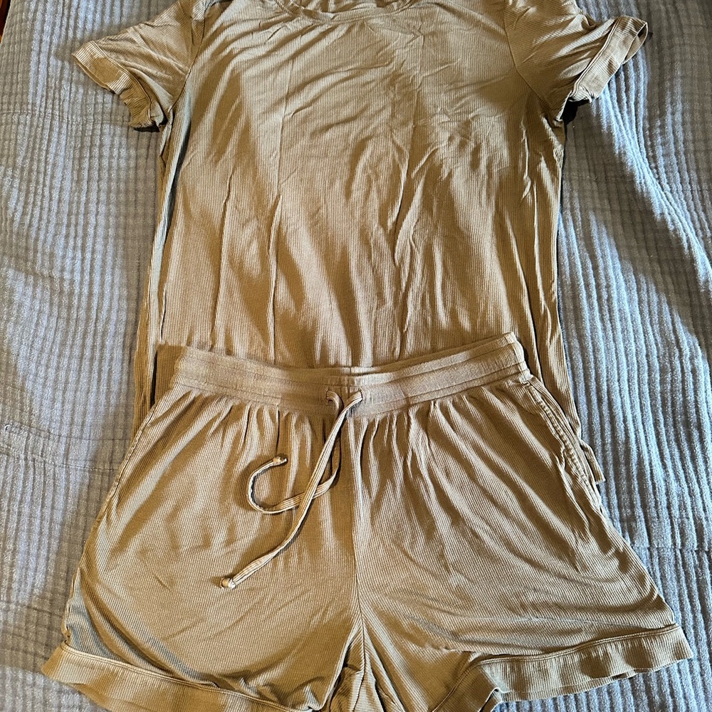 The Company Store ribbed pajama set